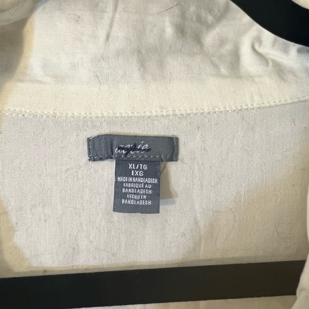 Nwot Elephant Button Down Pj Top - image 2